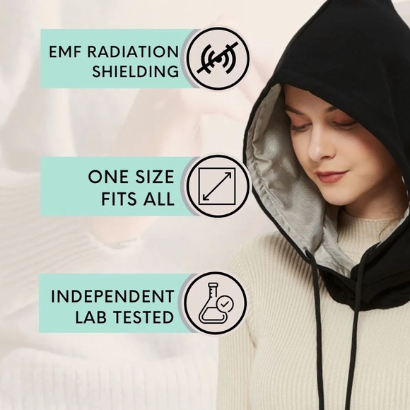 EMF / radiation protection hood - Picture 3 of 6